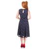 Dancing Days - Songbird Robe évasée - Bleu/Blanc Product image